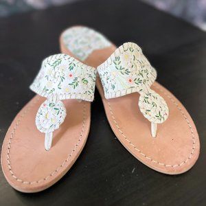 Jack Rogers Floral Sandals